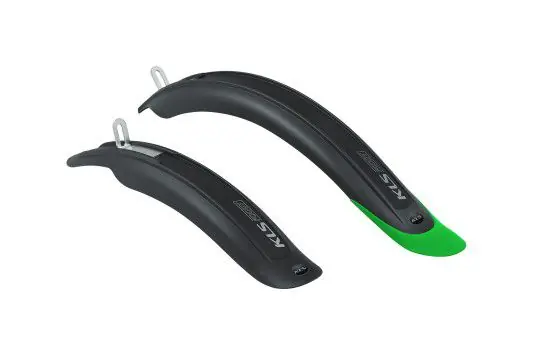 Blatníky KLS FOGGY 20\\" přední + zadní black-green Výprodej