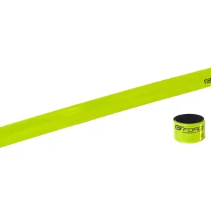 pásek reflexní FORCE, samonavíjecí, 38 cm, žlutý Super Cena