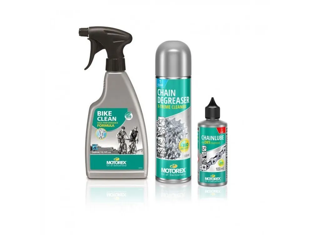 MOTOREX set, Dry,Chain Degreaser, Bike Clean Akční Nabídka