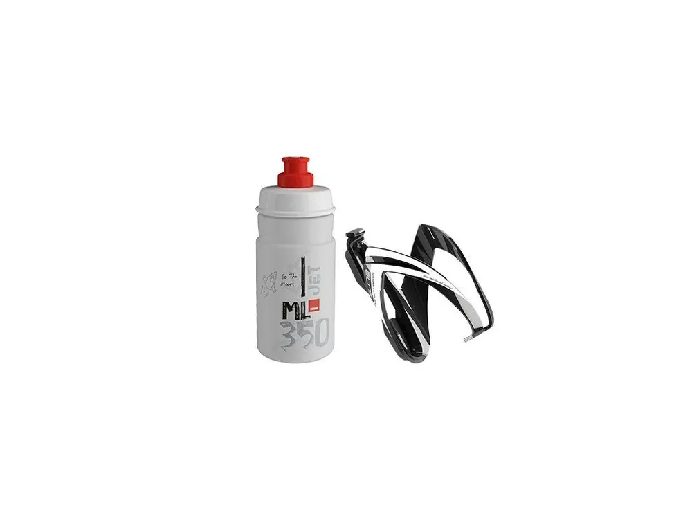 Dětský košík+láhev Elite Kit Ceo 350ml,čirá\\/červen Autentický