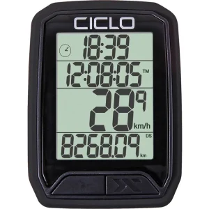 Cyklopočítač CicloSport Protos 213 bezdrát černý Výprodej