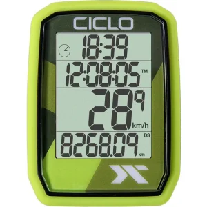 Cyklopočítač CicloSport Protos 205 bezdrát zelený Finální Výprodej