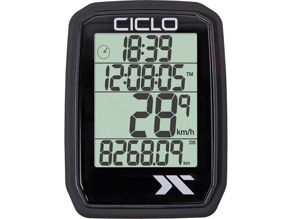 Levný Cyklopočítač CicloSport Protos 205 bezdrát černý