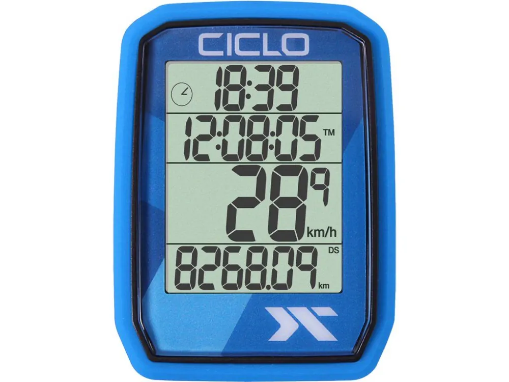 Cyklopočítač CicloSport Protos 205 bezdrát modrý Zlevněný