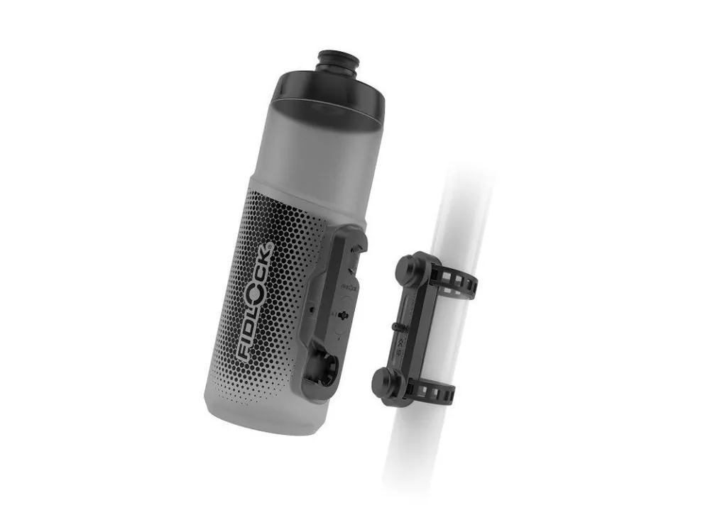 Výhodná Nabídka láhev+držák FidLock Bottle TwistSet dark 600ml+Uni