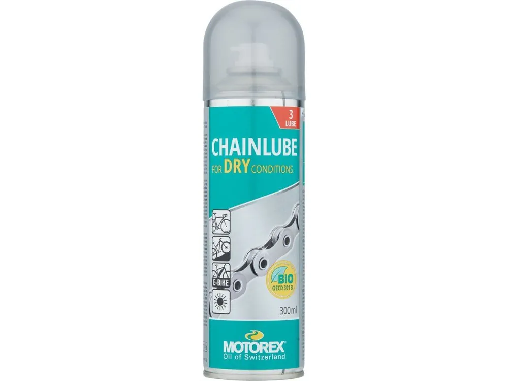 Zlevněný olej MOTOREX CHAINLUBE FOR DRY CONDITION 300ml spr