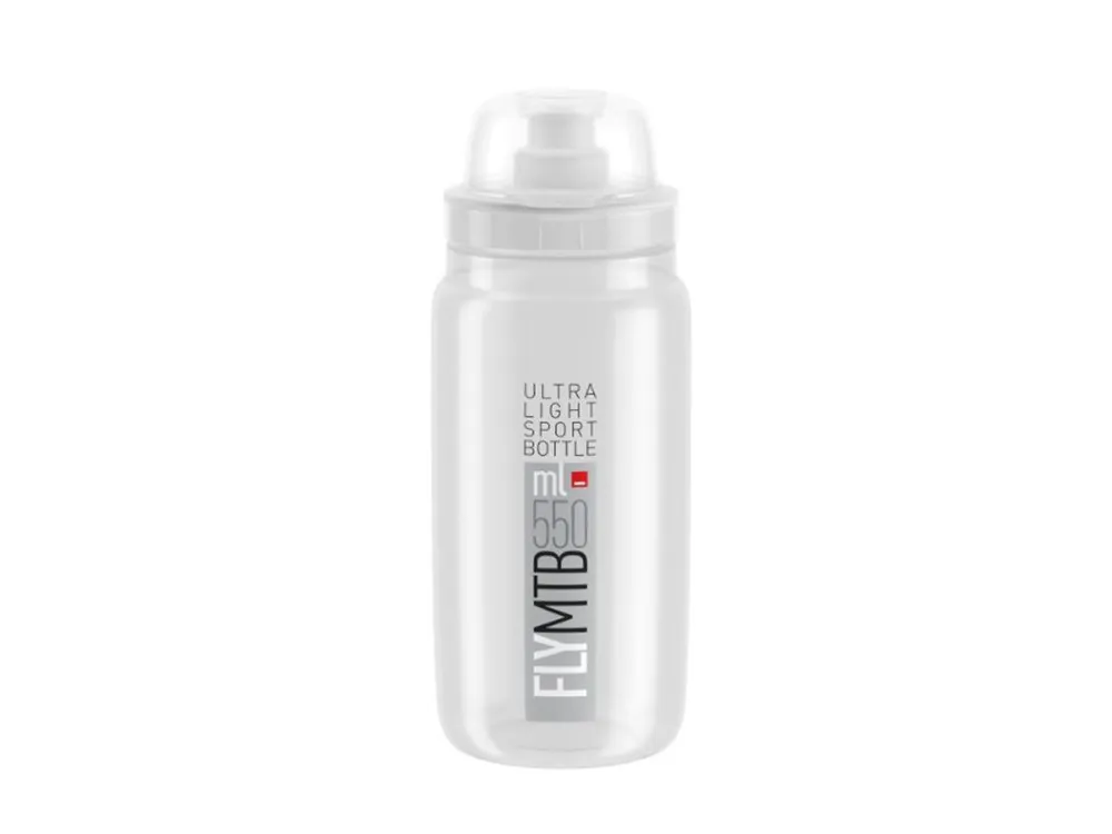 láhev ELITE FLY MTB čirá\\/šedé logo 550ml Novinka