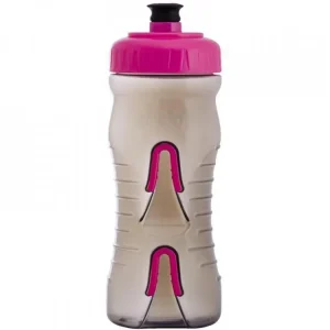 Nízká Cena láhev FABRIC 600ml black transparent\\/pink cap