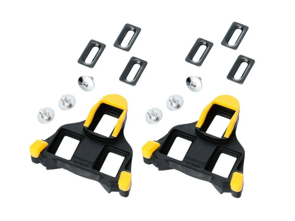 Zlevněný zarážky,kufry SHIMANO SPD SL SM-SH11 s vůlí yellow