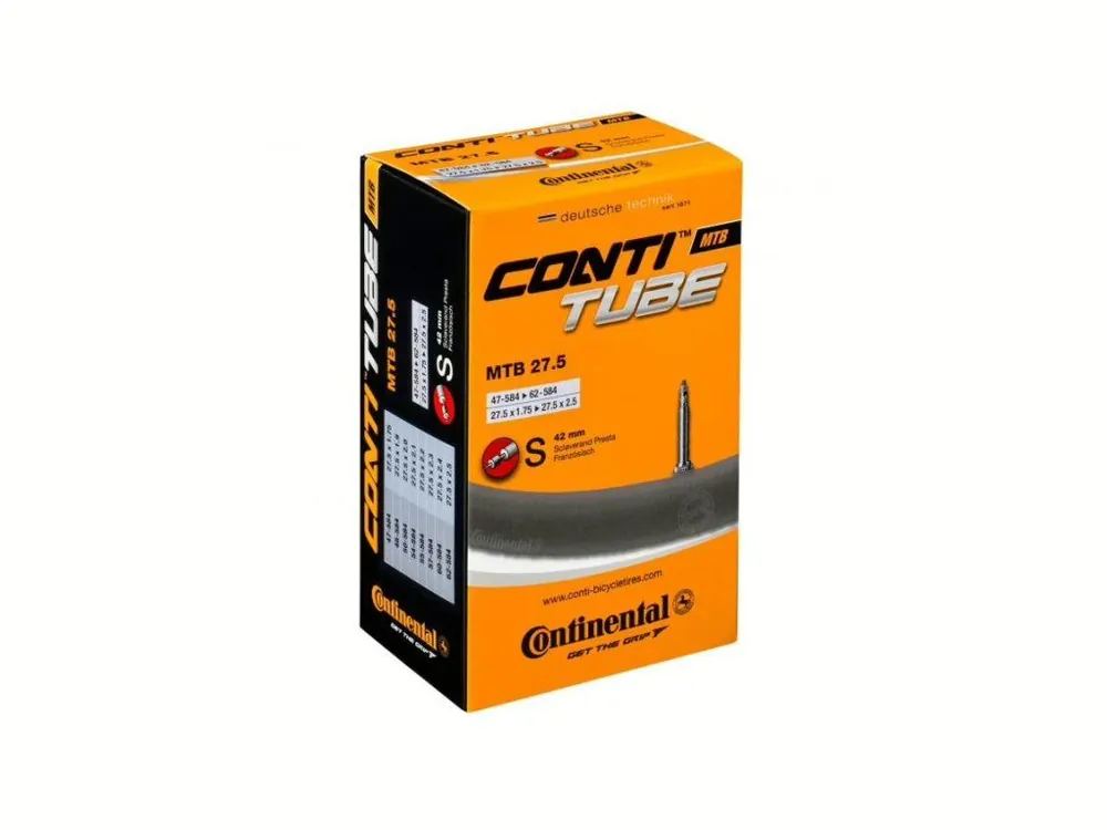 Duše Continental MTB 27,5x1.75-2.5, S42 gal.ventil Ihned K Objednání
