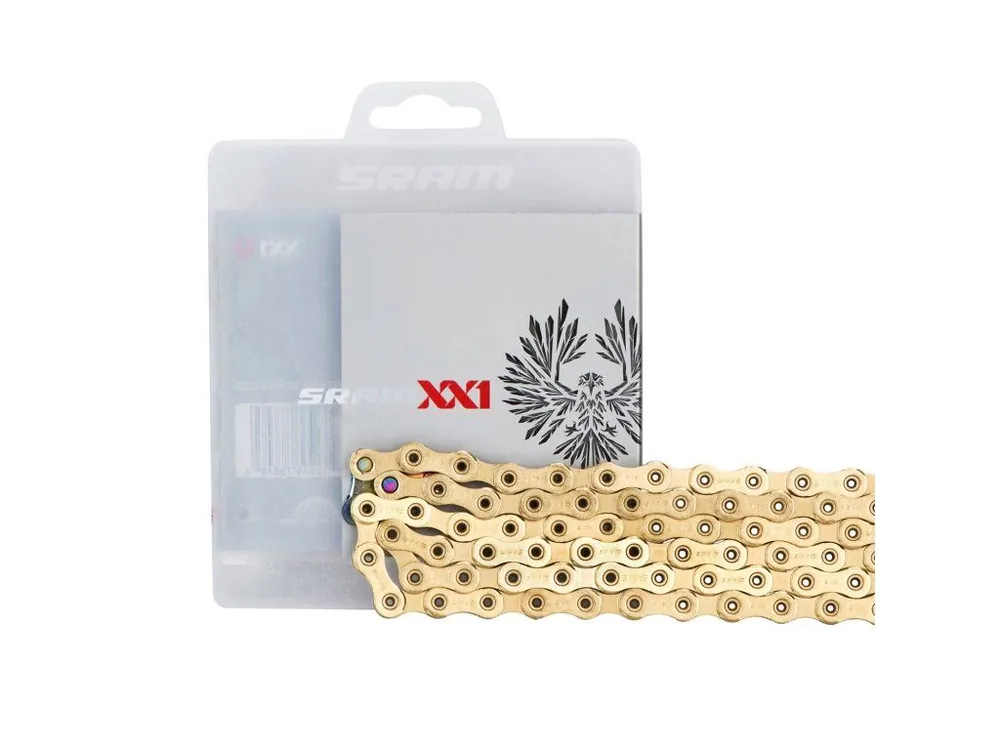 Horká Nabídka Řetěz Sram XX1 Eagle 126čl+spojka, zlatý