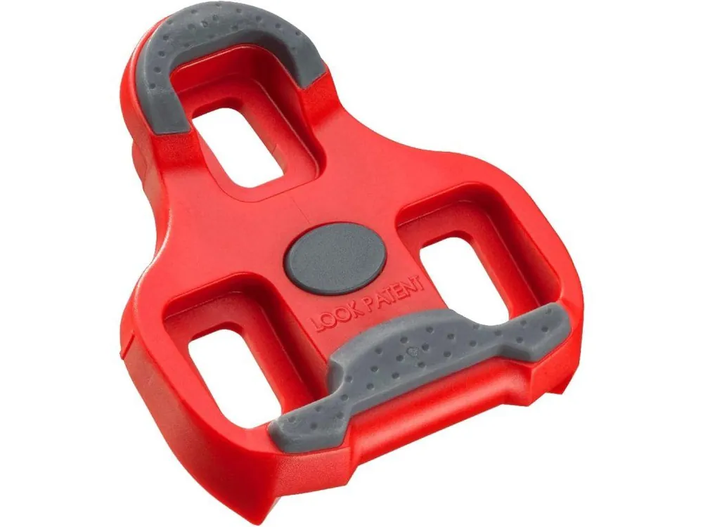 Zarážky,kufry Look Keo Grip red-červené 9° Aktuální