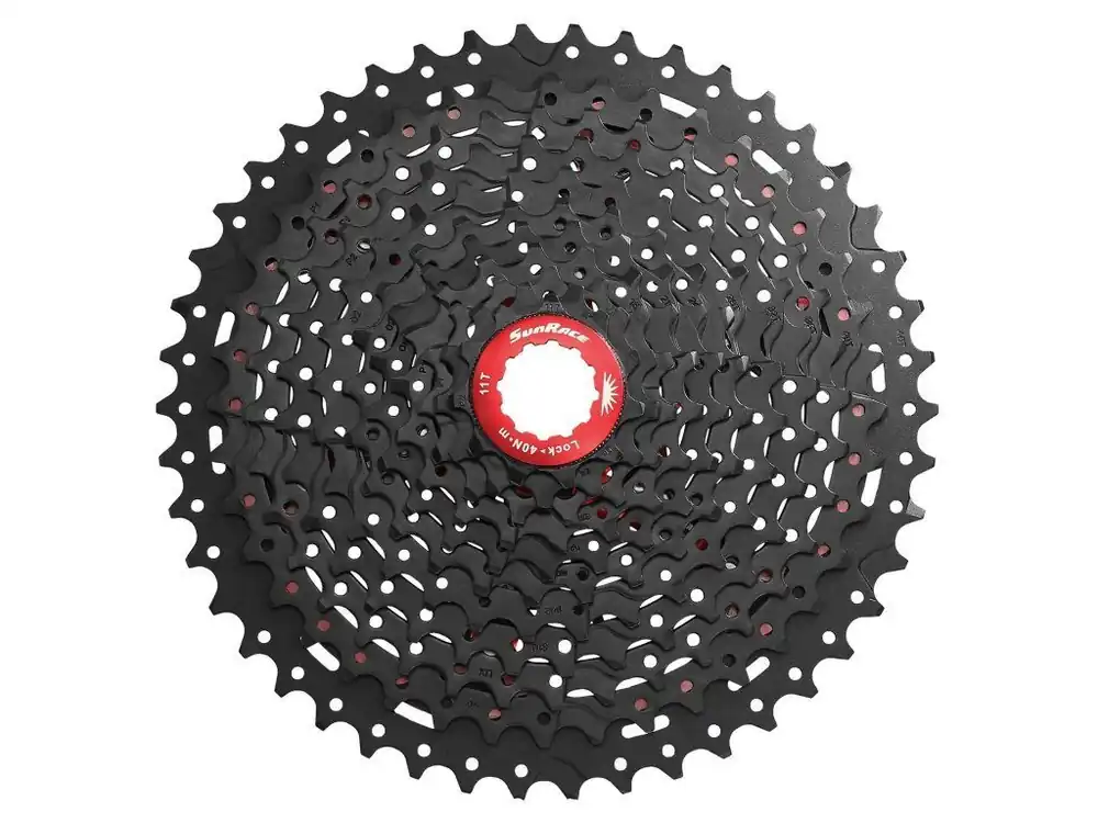 Super Cena kazeta SUNRACE CSMX8 11-kol, 11-46z.,black