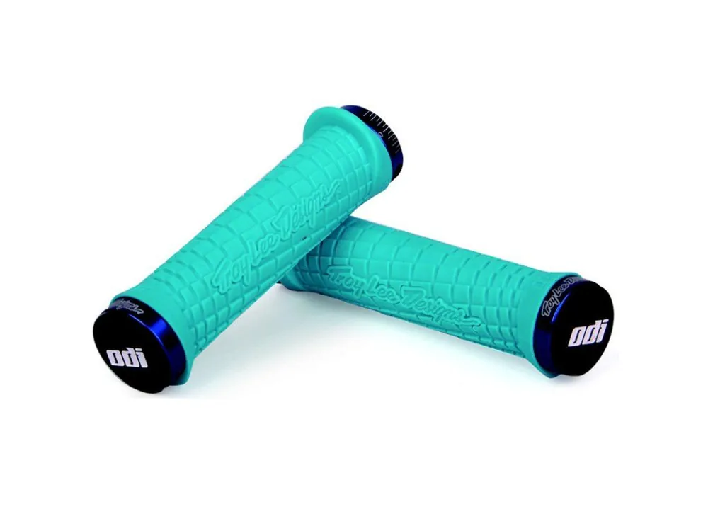 Bezpečná Platba Gripy na kolo ODI Troy Lee Designs Lock-On aqua
