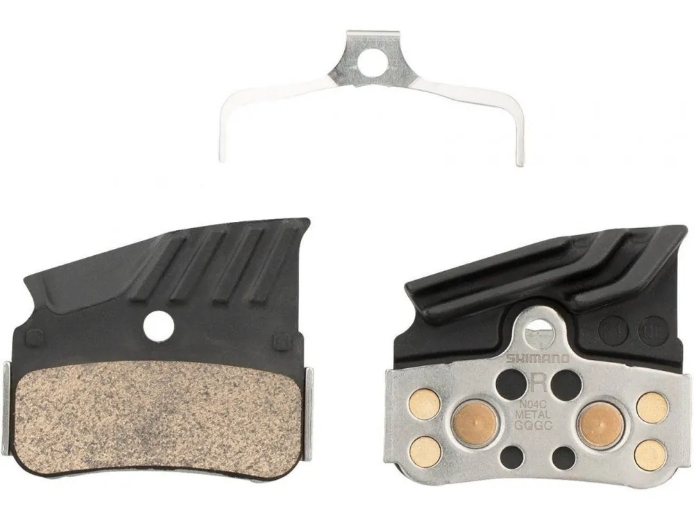 Brzdové destičky Shimano N04C-MF metal,chladič Aktuální