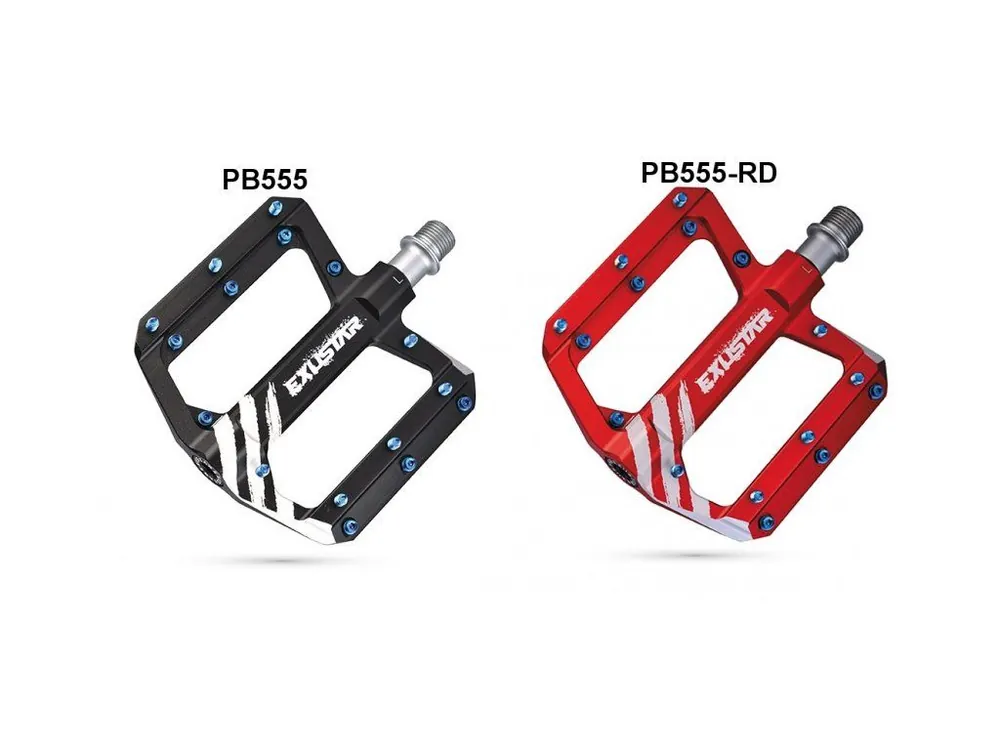 Must-Have Pedály Exustar PB555-RD červené