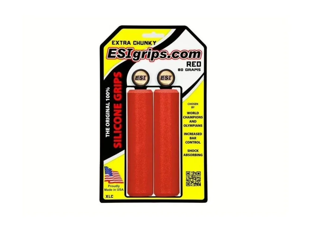 Oblíbený Gripy na kolo ESIgrips Extra Chunky červené