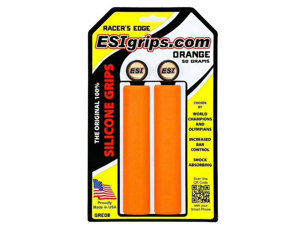 Časově Omezené Gripy na kolo ESIgrips Racers Edge oranžové