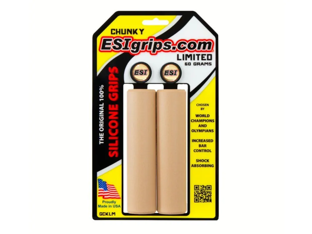 Gripy na kolo ESIgrips Chunky tan-světle hnědé Tovární Cena