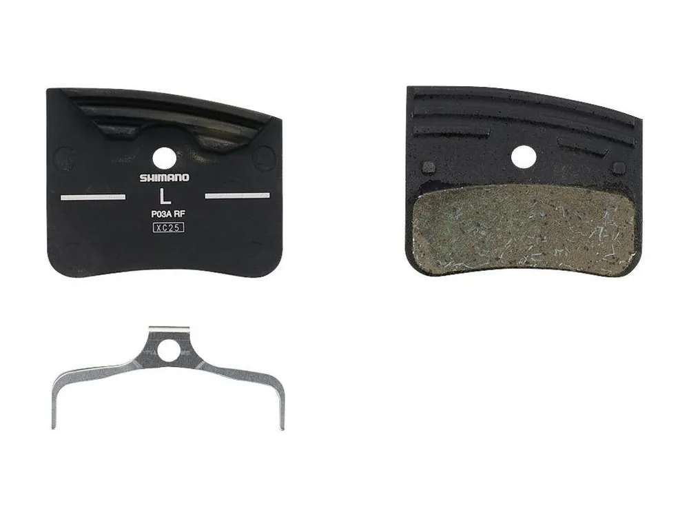 Brzdové destičky Shimano P03A-RF resin,chladič Akční Nabídka