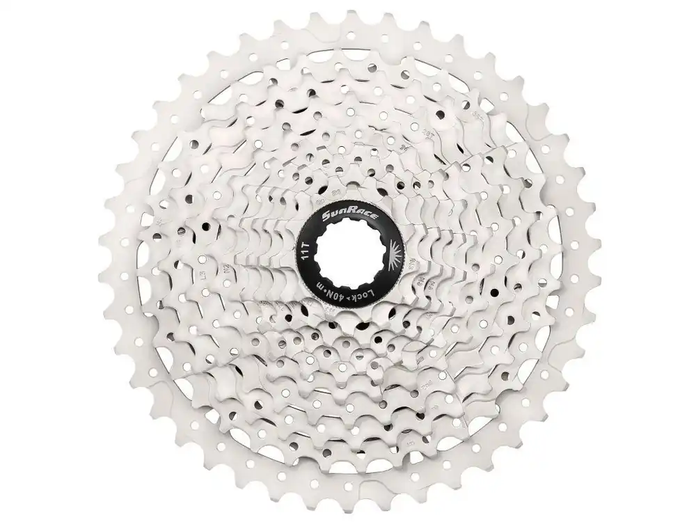 Výprodej Kazeta Sunrace CSMS3 10-kol, 11-46z.,stříbrná