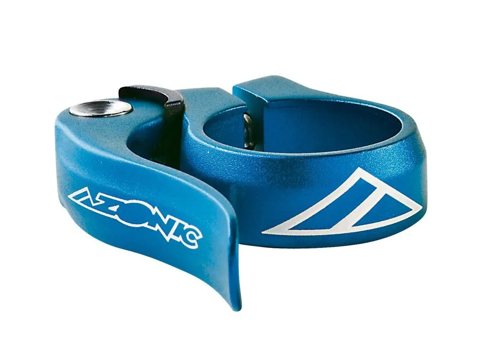podsedlová objímka AZONIC QUICK RELEASE 31,8 modrá Novinka