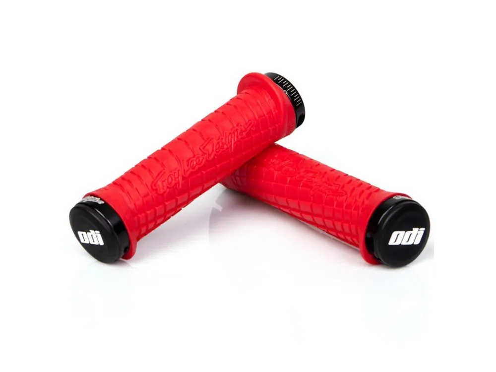Značkový Gripy na kolo ODI Troy Lee Designs Lock-On red