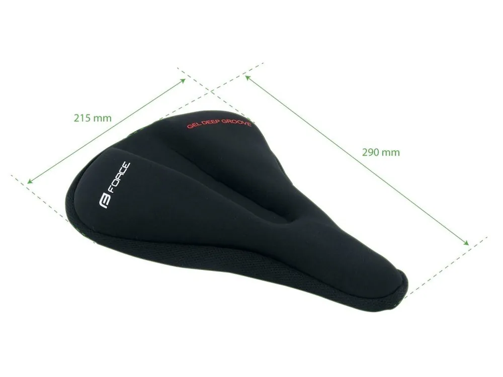Finální Výprodej Potah sedla Force gel 290x215mm s prolisem