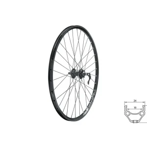 Nejprodávanější Zapletené kolo Kellys Draft MTB Disc 27,5" přední blk