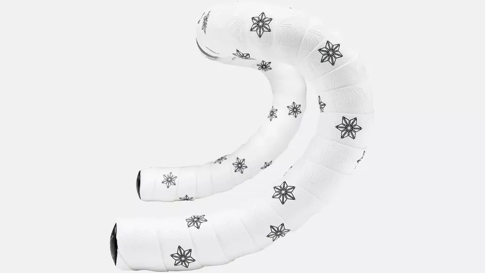 Omotávka Supacaz Super Sticky Kush galaxy wht/blk print/ano blk plugs Dokud Zásoby Vydrží