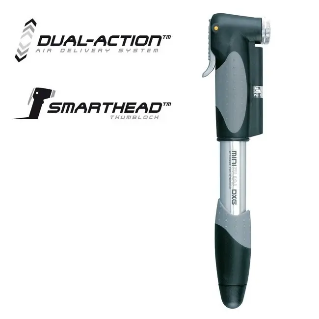 Ověřený Pumpička na kolo Topeak Mini dual DXG smarthead manometr