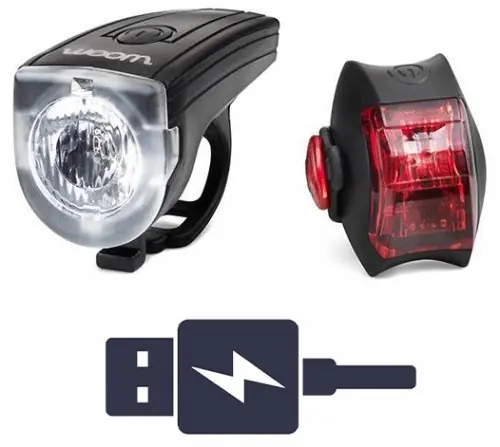 Světlo na kolo WOOM USB sada Ověřený