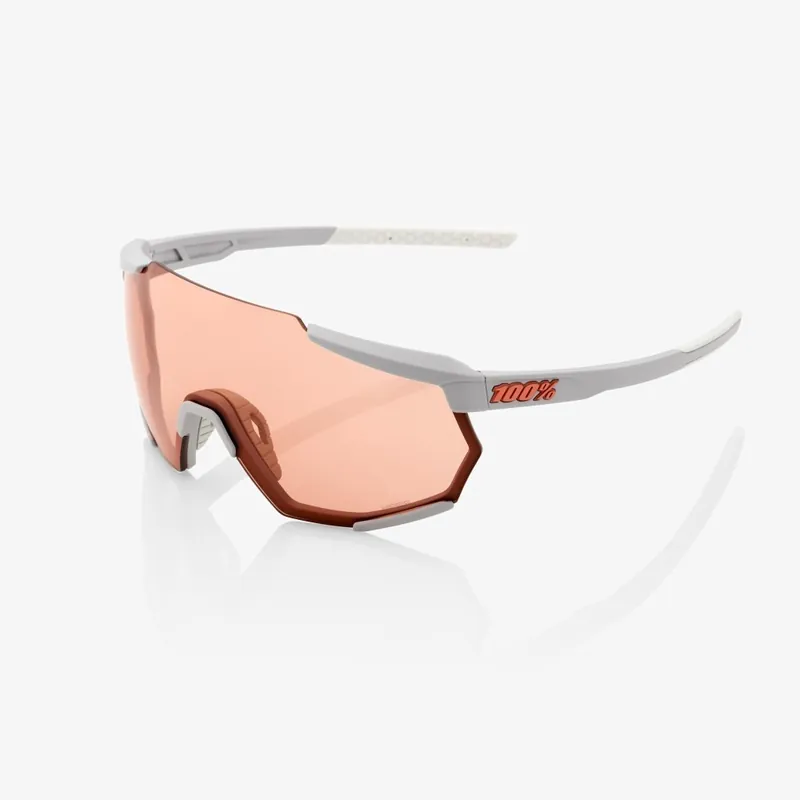 Sportovní brýle 100% Racetrap - Soft Tact Stone Grey - HiPER Coral Lens Výprodej