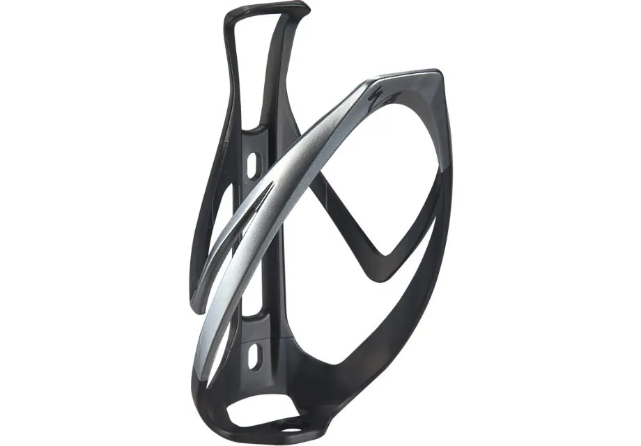 Cyklistický košík na láhev Specialized Rib Cage II matte blk/liqsil Akce