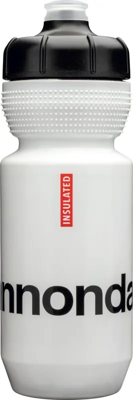 Nízká Cena Cyklistická láhev Cannondale Logo Gripper Insulated Bottle 550ml wht/blk