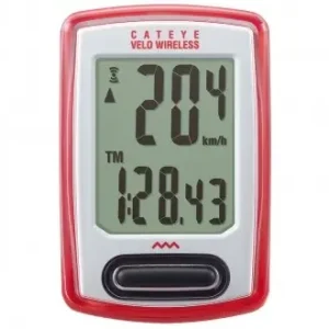 Poslední Šance Tachometr na kolo Cateye Velo Wireless VT230W červený