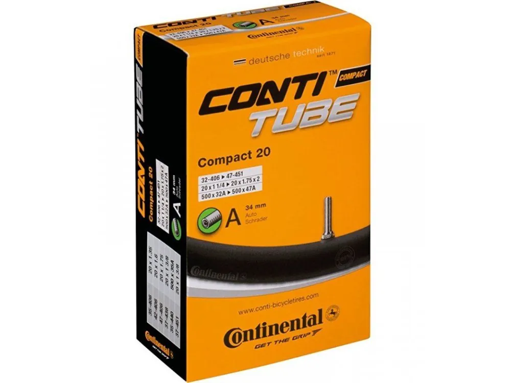 Super Cena Duše Continental Compact 20x1,25\\/1,75x2 (32-406,47-451) autoventilek