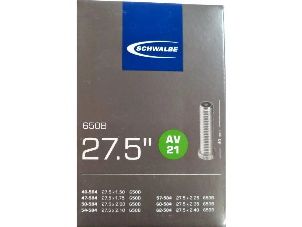 Duše Schwalbe AV21 27.5x1.50-2.40 (40\\/62-584) Speciální Cena