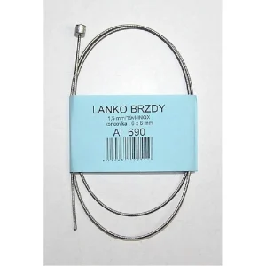 Lanko brzdy INOX 1,6x690mm silniční OLD Tovární Cena