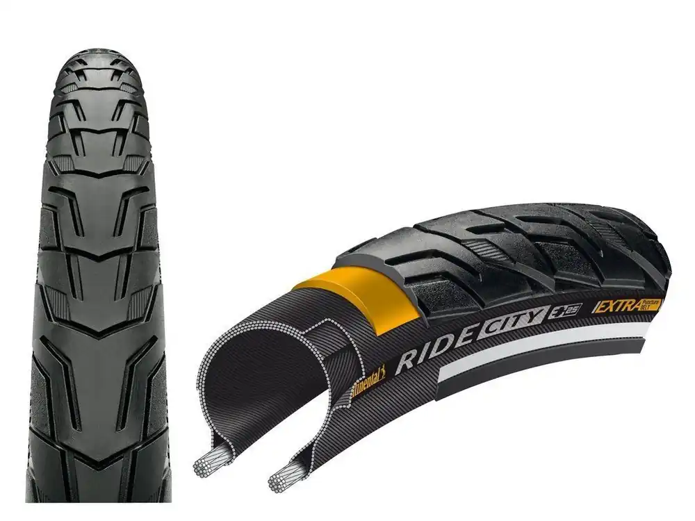 Continental Ride City plášť s drátěnou patkou 28x1 1\\/4x1 3\\/4 černý Reflex EPB Nejprodávanější