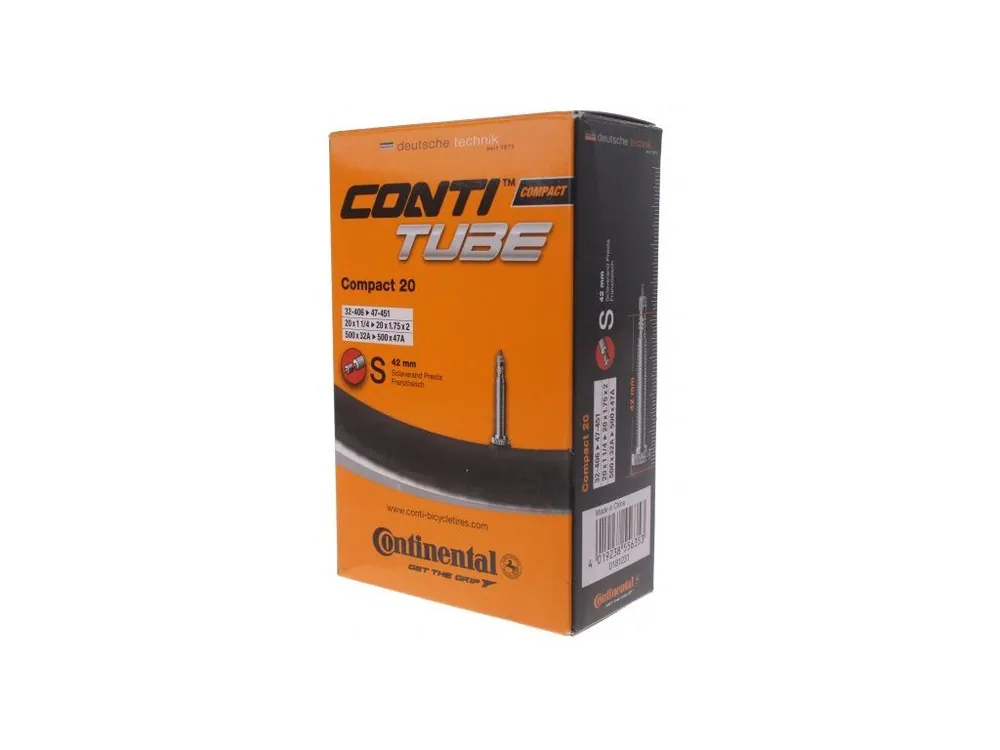 Rychlé Dodání Duše Continental Compact 20x1,25\\/1,75x2 (32-406,47-451) galuskový v.