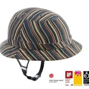 Cyklistická přilba Yakkay Tokyo Color Stripe - potah S Tovární Cena