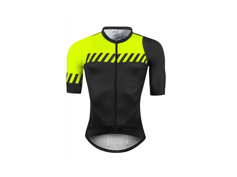 Dres Force Fashion krátký rukáv černo-fluo M Zlevněný