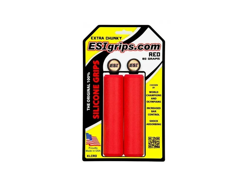 Gripy ESI Chunky extra Červená Oblíbený