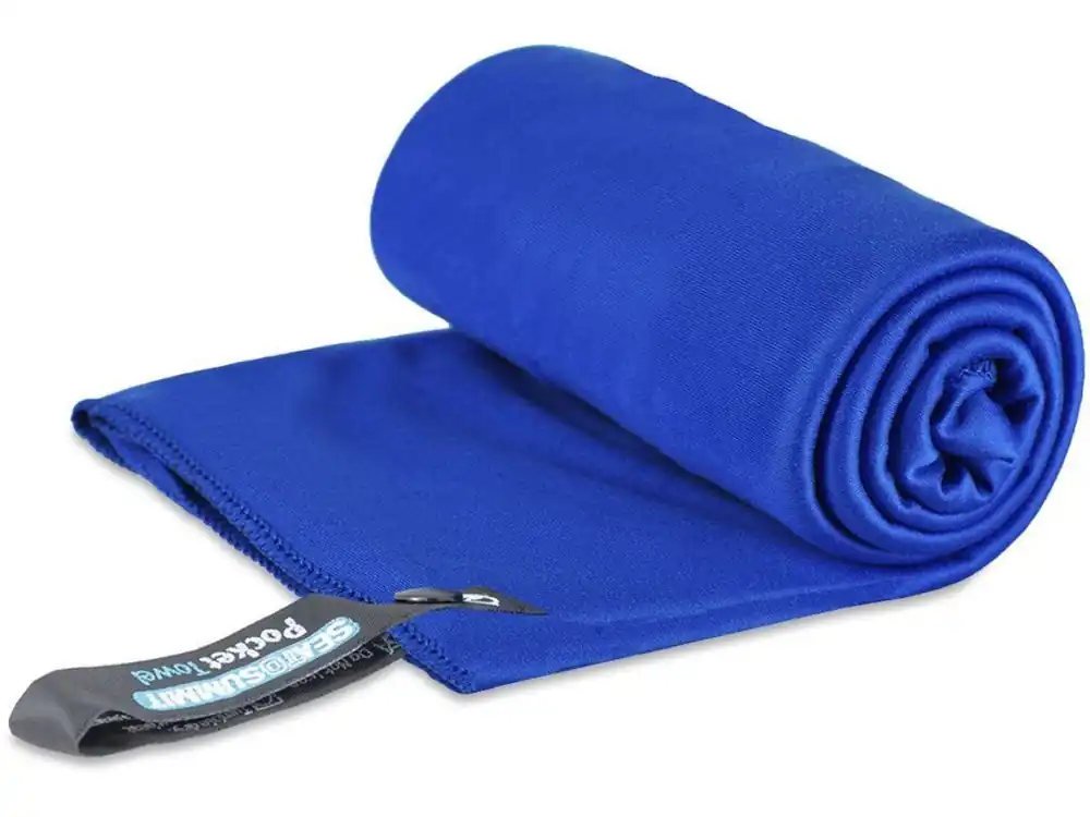Nejprodávanější Rychleschnoucí ručník Pocket Towel S (40x80) Sea To Summit Tmavě modrá