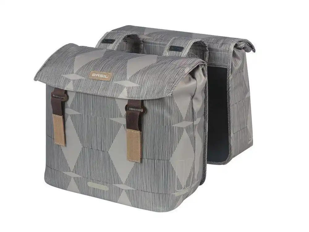Doprava Zdarma Elegantní dvojitá taška Basil Elegance Chateau Taupe 40-49l