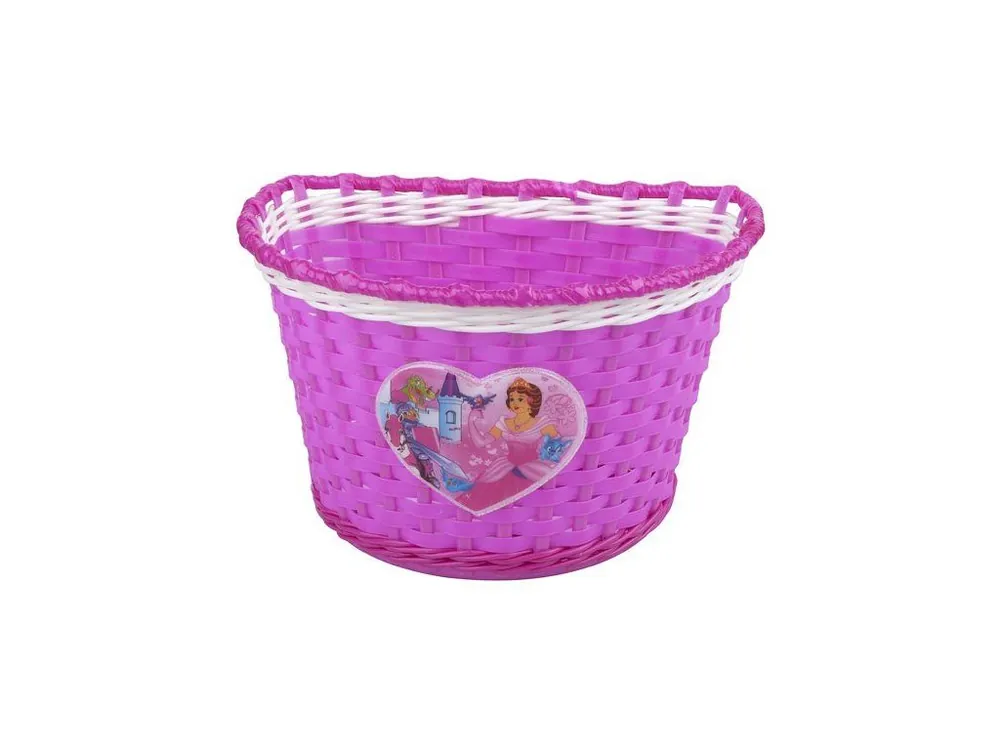 Koš přední na dětské kolo Girl růžový Nejlepší Volba