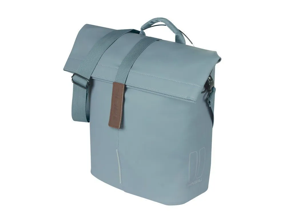 Modrá nákupní taška na kolo Basil City Shopper MIK Studs 14-16l Nízká Cena