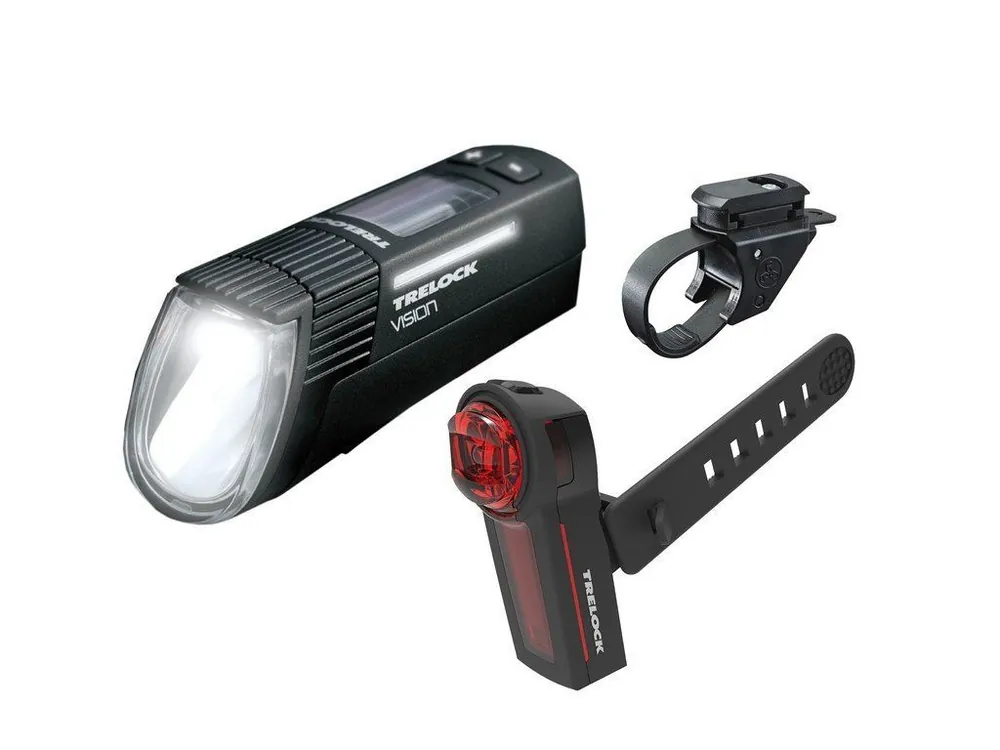 Sada LED předního a zadního světlometu Trelock 33 LS760\\/LS740 Akční Nabídka