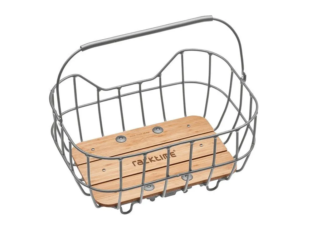 Zadní košík Racktime Baskit Breeze 22l stříbrný vč. Snapit adaptéru Odeslání Ihned